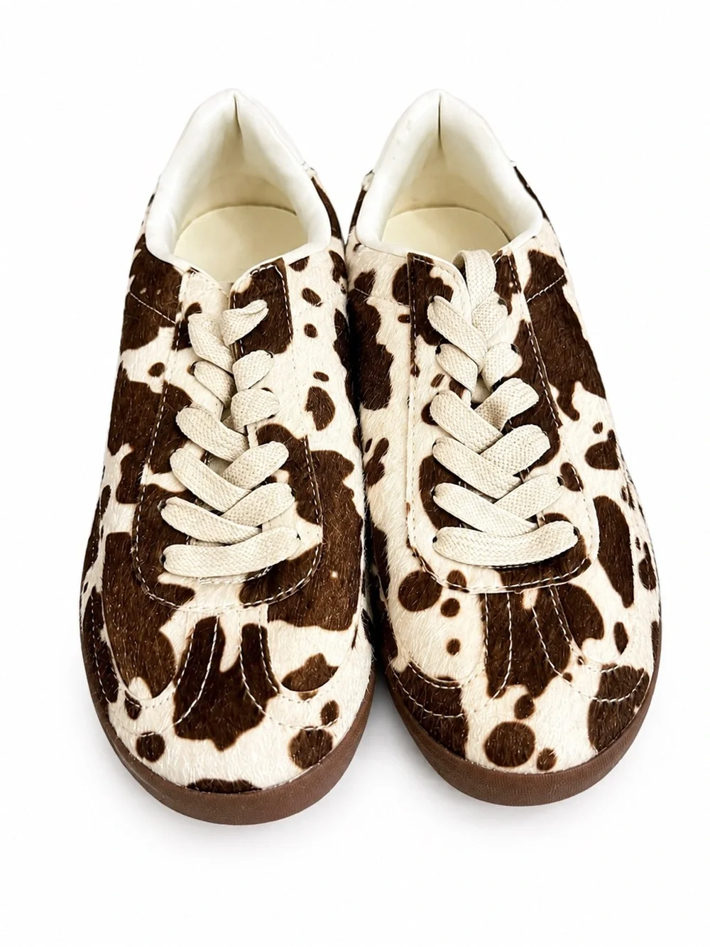 Cowprint Brown & White Sneaker